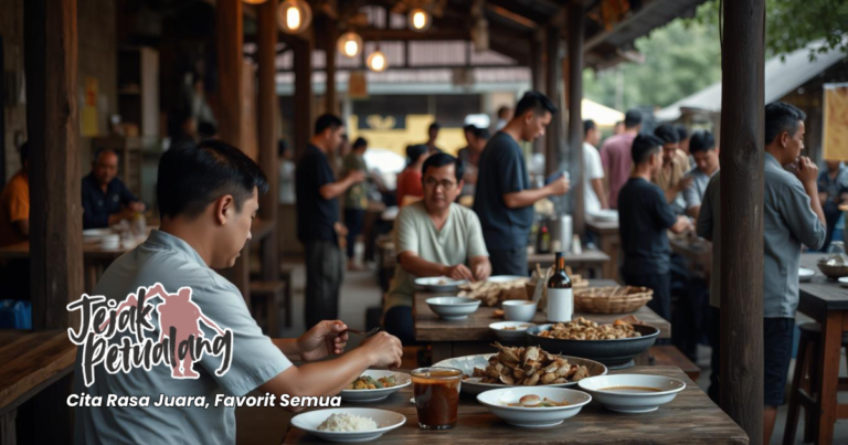 Warung makan karimun jepara dengan menu seafood