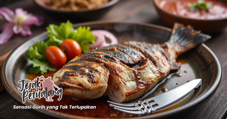 Ikan bakar serepeh jepara dengan bumbu khas