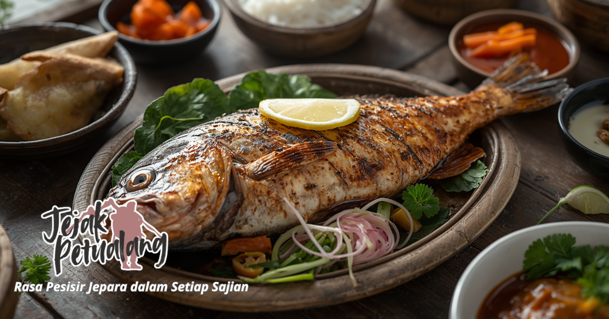 Ikan bakar Jepara dengan bumbu khas