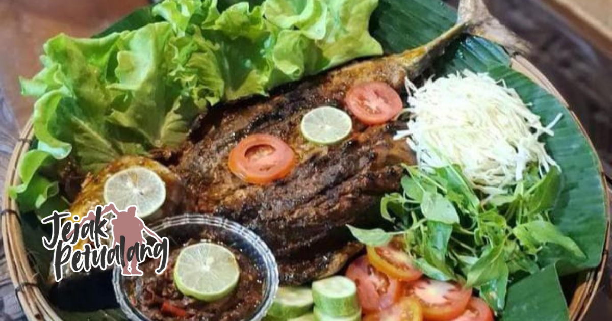 Ikan bakar Jepara siap disantap