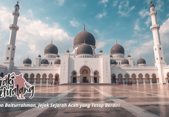 Sejarah masjid Baiturrahman Aceh pada bangunan
