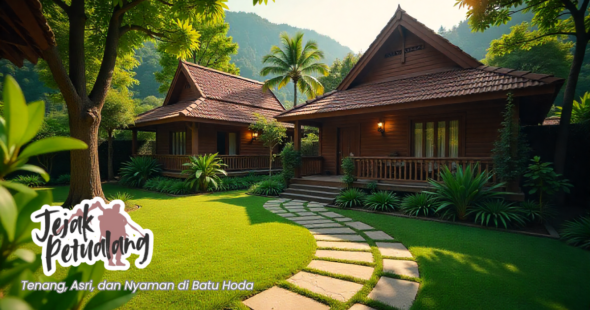 Penginapan Batu Hoda nyaman dengan suasana asri