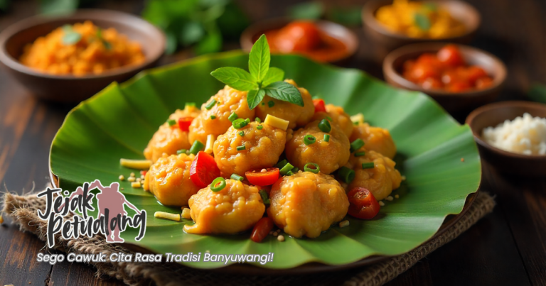 Rasakan Nikmatnya Sego Cawuk Banyuwangi 4 Sego Cawuk khas Banyuwangi dengan lauk tradisional